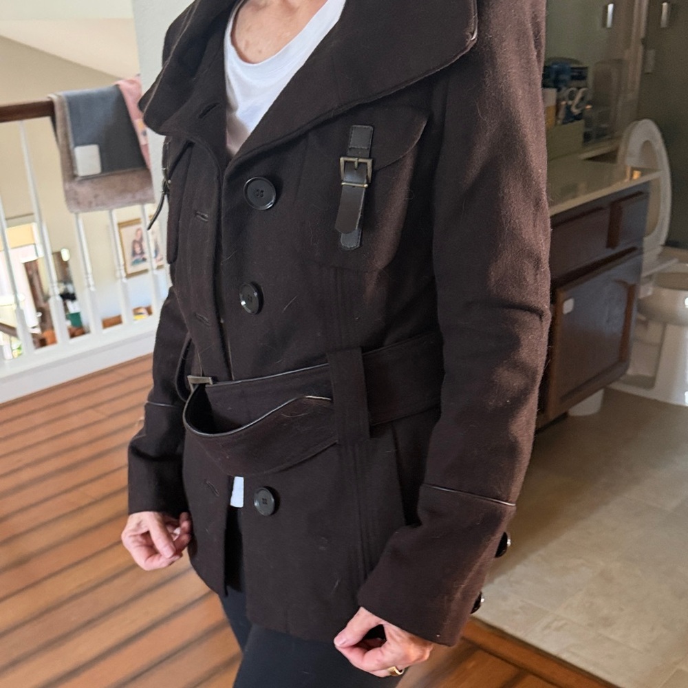 Zara Women's Dark Brown Trench Coat